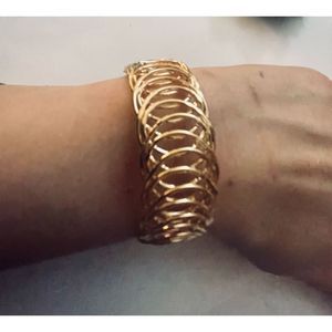 PRETTY GOLD BOHO SPIRAL BRACELET